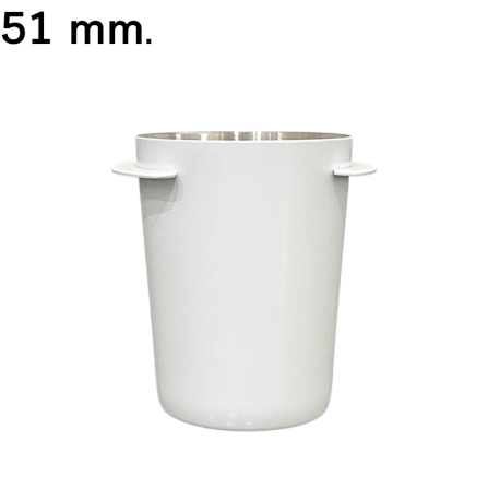 ถ้วยโดส ETZEL ตวงเมล็ดกาแฟ รองผงกาแฟไม่ให้หก สำหรับด้ามชงกาแฟ 51mm สีขาว_0
